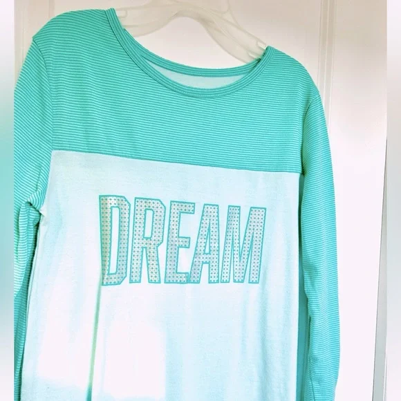 Cat & Jack Girls' Nightgown Dream Graphic Girl’s Size Large 10/12 - Picture 3 of 5